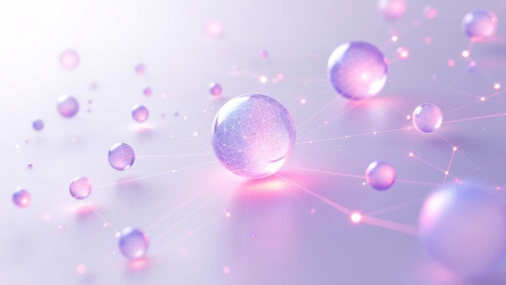 AI agents network background